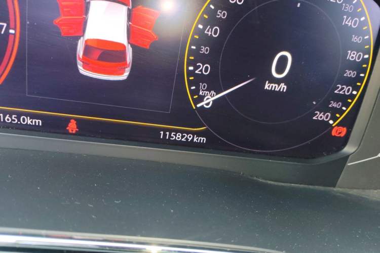Used Volkswagen Teramont X 2020 380TSI Four-Wheel Drive Luxury Edition Odometer Close Up