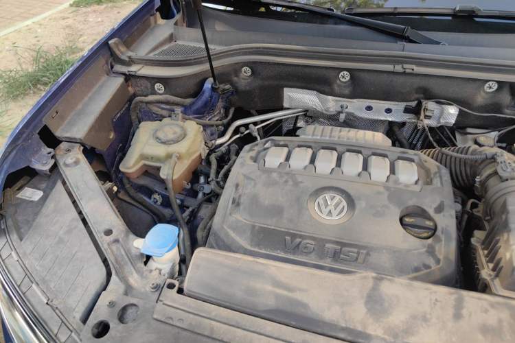 Used Volkswagen Teramont X 2020 Revised Version 530 V6 Four-Wheel Drive Prestige Luxury Edition Engine Bay Right