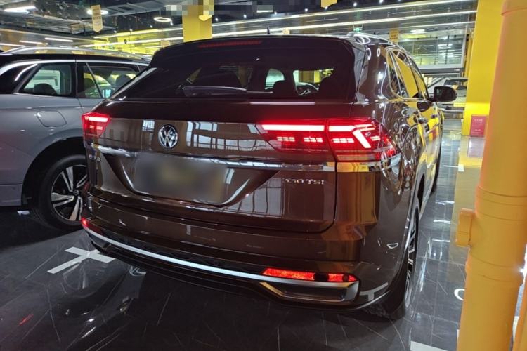 Used Volkswagen Teramont X 2020 Revised Version 330TSI Two-Wheel Drive Prestige Luxury Edition Rear Right 45 Deg