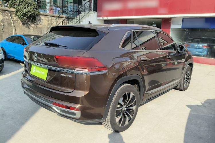 Used Volkswagen Teramont X 2020 380TSI Four-Wheel Drive Prestige Luxury Edition Rear Right 45 Deg