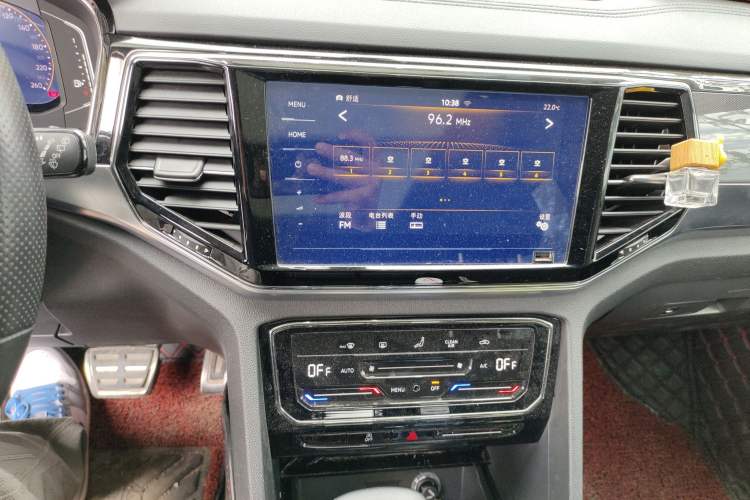 Used Volkswagen Teramont X 2020 380TSI Four-Wheel Drive Luxury Edition Audio And AC Panel