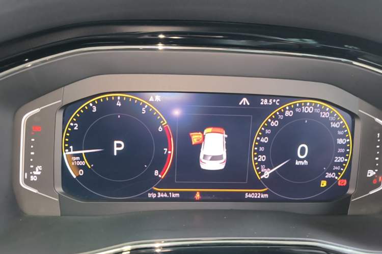 Used Volkswagen Teramont X 2020 380TSI Four-Wheel Drive Luxury Edition Instrument Cluster