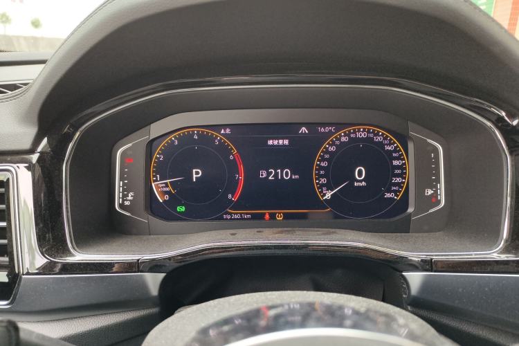 Used Volkswagen Teramont X 2020 380TSI Four-Wheel Drive Prestige Luxury Edition Instrument Cluster