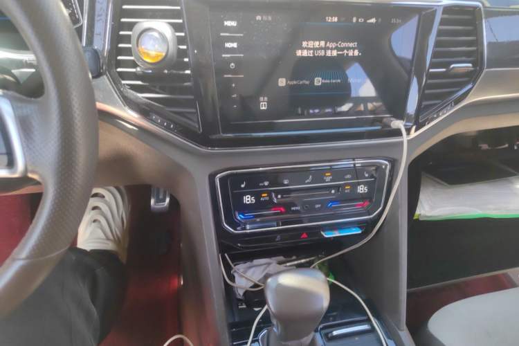 Used Volkswagen Teramont X 2020 380TSI Four-Wheel Drive Prestige Luxury Edition Audio And AC Panel
