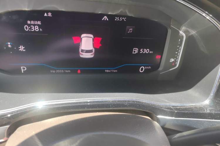 Used Volkswagen Teramont X 2020 380TSI Four-Wheel Drive Prestige Luxury Edition Odometer Close Up