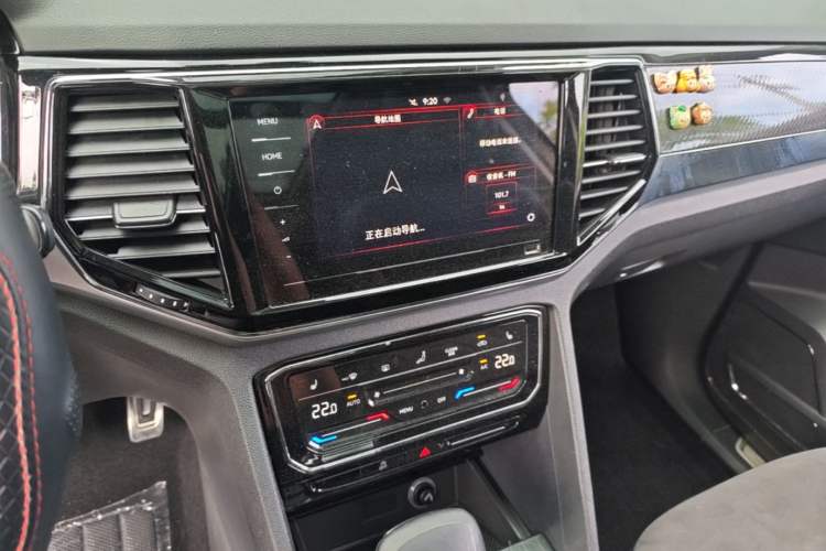 Used Volkswagen Teramont X 2020 380TSI Four-Wheel Drive Prestige Luxury Edition Audio And AC Panel