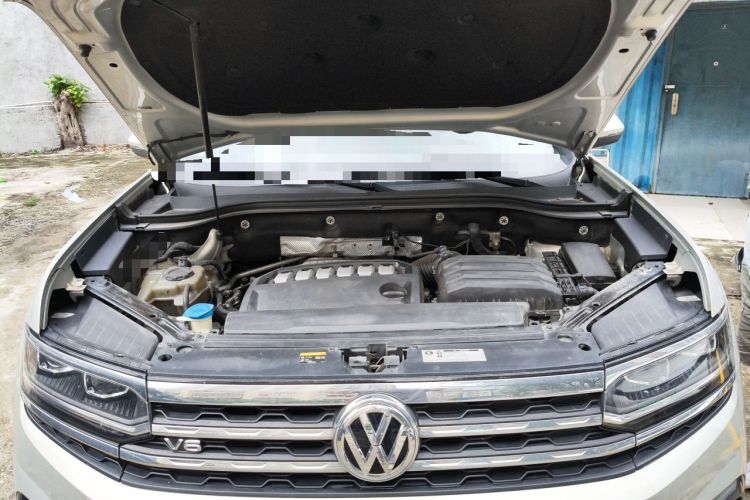 Used Volkswagen Teramont X 2020 Revised Version 530 V6 Four-Wheel Drive Prestige Luxury Edition Engine Bay