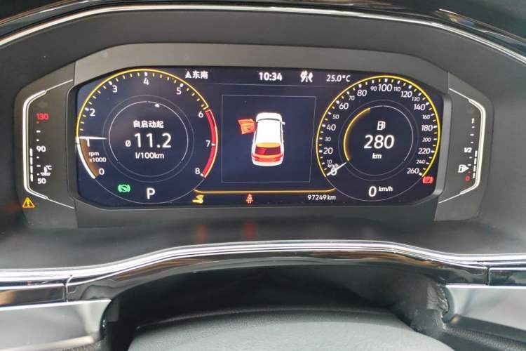 Used Volkswagen Teramont X 2020 Facelift 380TSI Four-Wheel Drive Luxury Edition Instrument Cluster