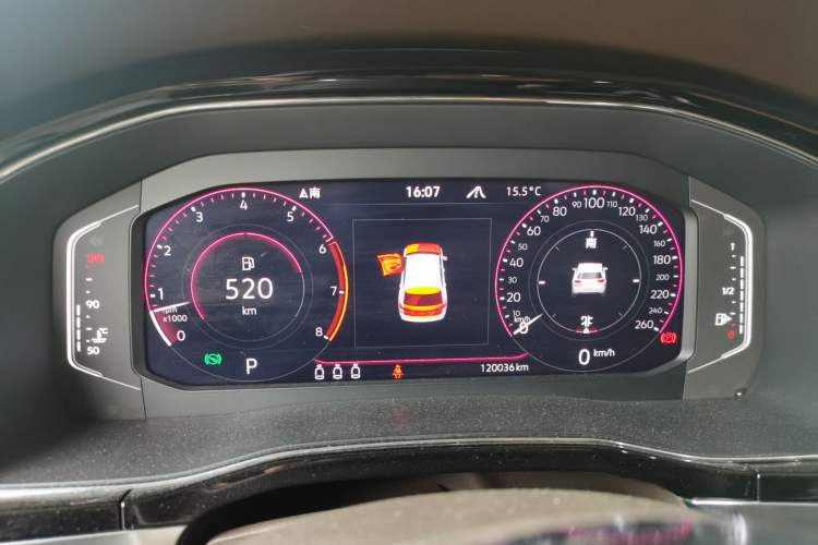 Used Volkswagen Teramont X 2020 Revised Version 380TSI Four-Wheel Drive Prestige Luxury Edition Instrument Cluster