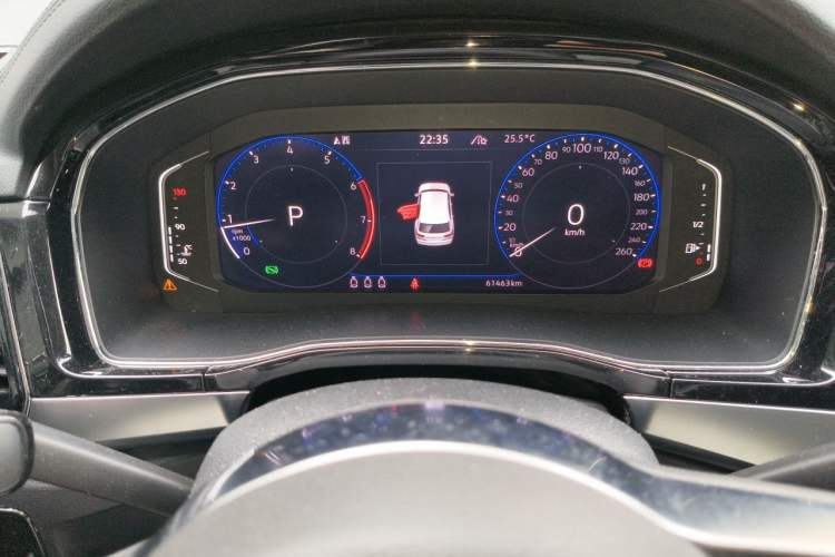 Used Volkswagen Teramont X 2020 Revised Version 530 V6 Four-Wheel Drive Prestige Luxury Edition Instrument Cluster