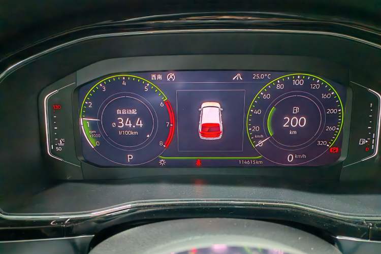 Used Volkswagen Teramont X 2020 380TSI Four-Wheel Drive Luxury Edition Instrument Cluster
