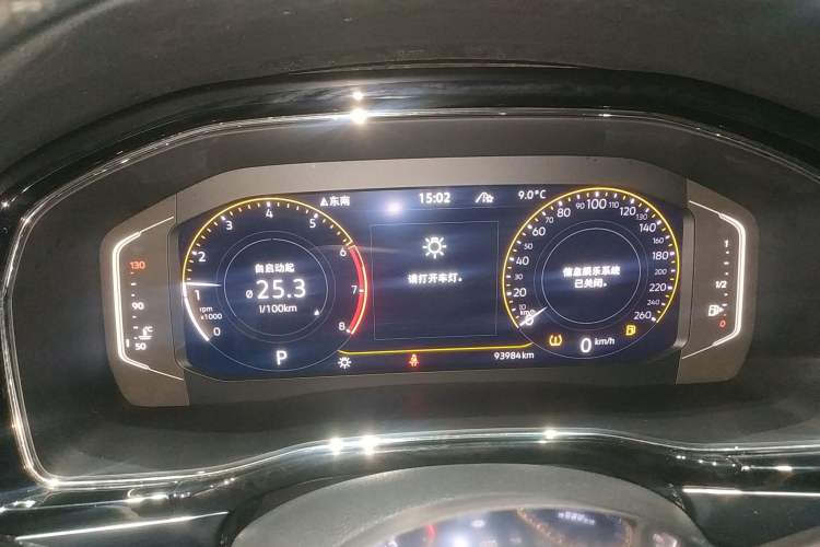 Used Volkswagen Teramont X 2020 Facelift 380TSI Four-Wheel Drive Luxury Edition Instrument Cluster