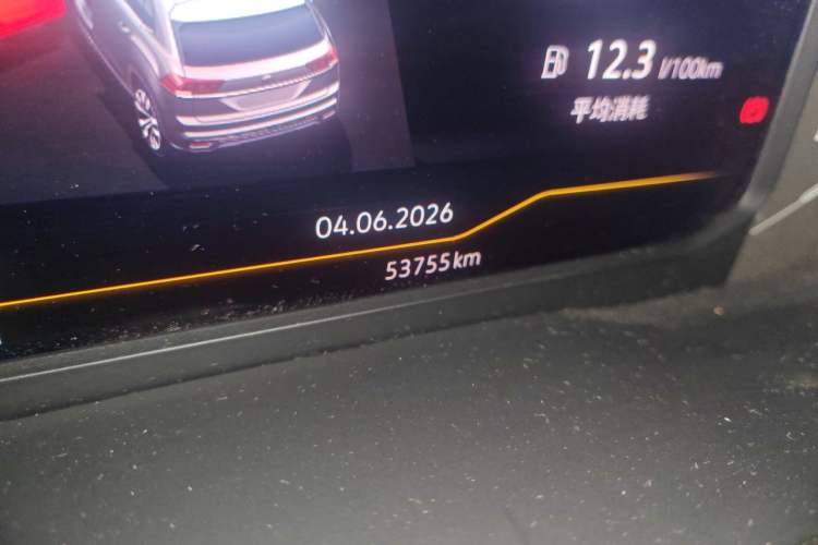 Used Volkswagen Teramont X 2020 380TSI Four-Wheel Drive Luxury Edition Odometer Close Up