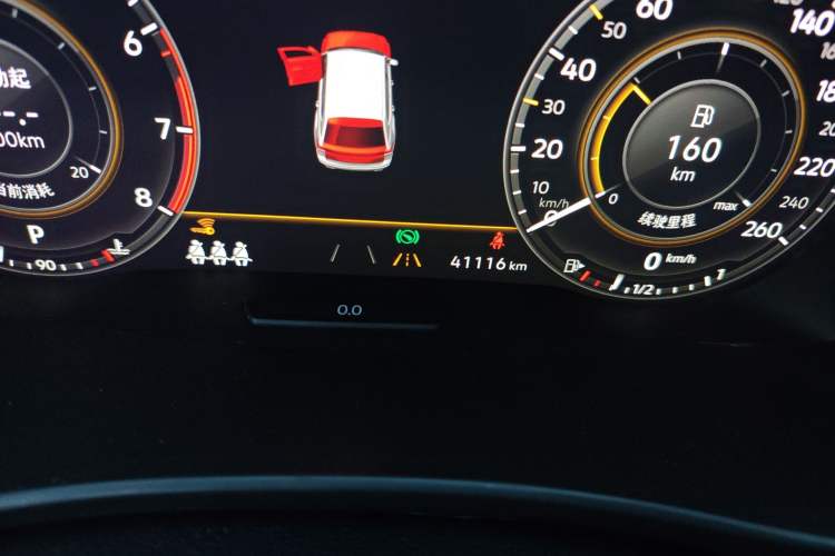 Used Volkswagen Teramont X 2020 Facelifted 330TSI Two-Wheel-Drive Luxury Edition Odometer Close Up