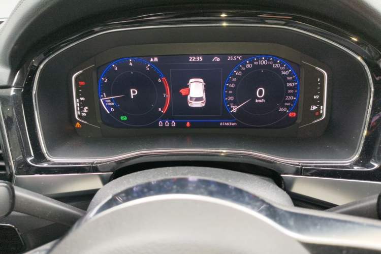 Used Volkswagen Teramont X 2020 Revised Version 530 V6 Four-Wheel Drive Prestige Luxury Edition Odometer Close Up