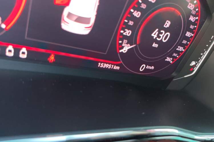 Used Volkswagen Teramont X 2020 380TSI Four-Wheel Drive Prestige Luxury Edition Odometer Close Up