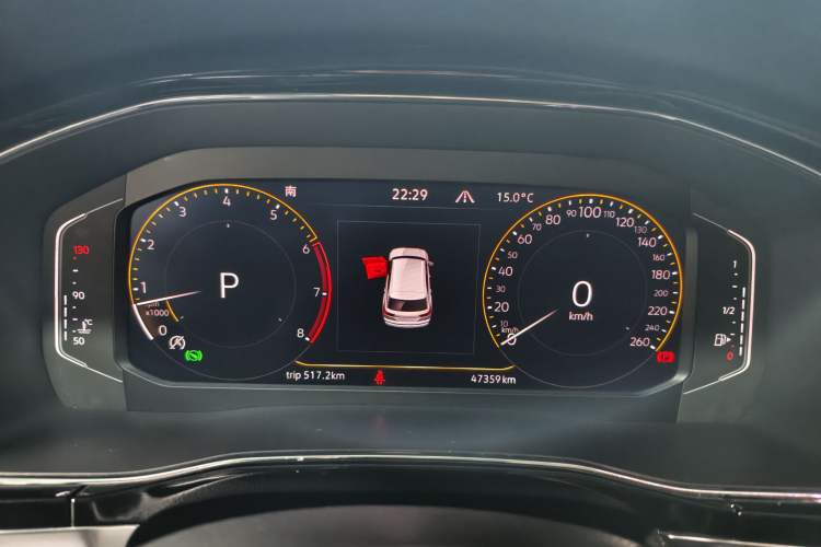 Used Volkswagen Teramont X 2020 Facelift 380TSI Four-Wheel Drive Luxury Edition Odometer Close Up