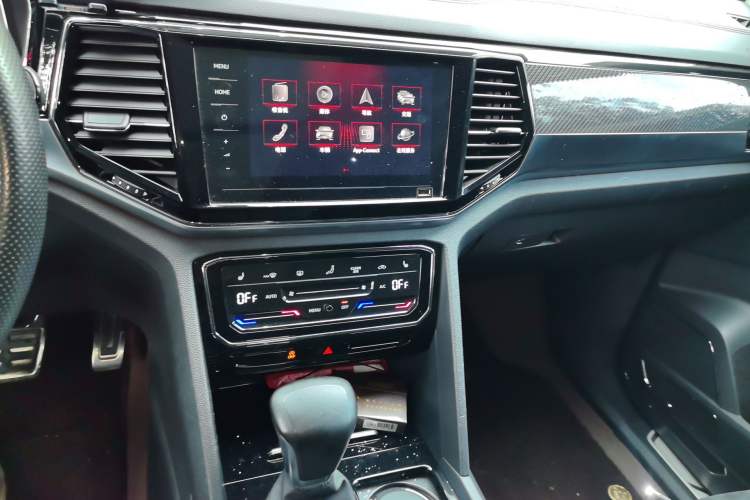 Used Volkswagen Teramont X 2020 380TSI Four-Wheel Drive Prestige Luxury Edition Audio And AC Panel