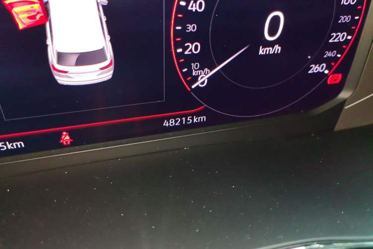 Used Volkswagen Teramont X 2020 380TSI Four-Wheel Drive Prestige Luxury Edition Odometer Close Up