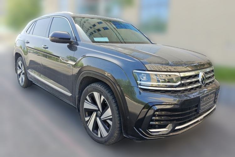 Used Volkswagen Teramont X 2021 530 V6 Four-Wheel Drive Prestige Luxury Edition Front Right 45 Deg