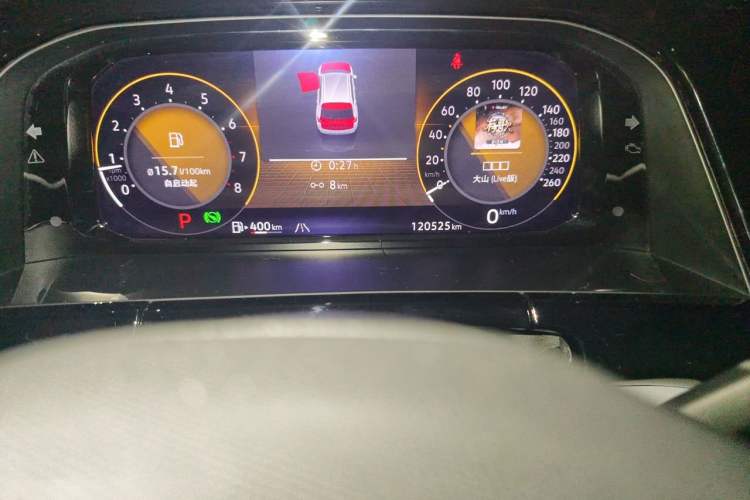 Used Volkswagen Teramont X 2021 380TSI Four-Wheel Drive Prestige Luxury Edition Odometer Close Up