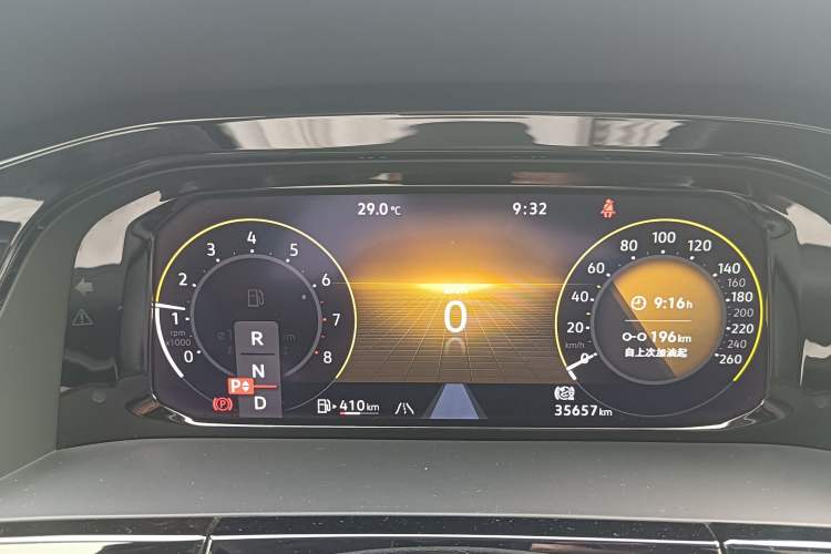Used Volkswagen Teramont X 2021 380TSI Four-Wheel Drive Prestige Flagship Edition Odometer Close Up