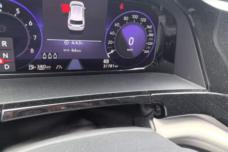 Used Volkswagen Teramont X 2021 380TSI Four-Wheel Drive Prestige Flagship Edition Odometer Close Up