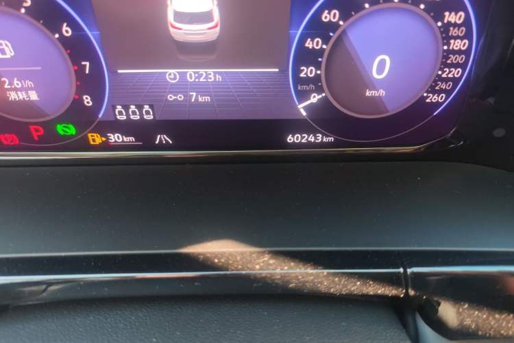 Used Volkswagen Teramont X 2021 380TSI Four-Wheel Drive Prestige Luxury Edition Odometer Close Up