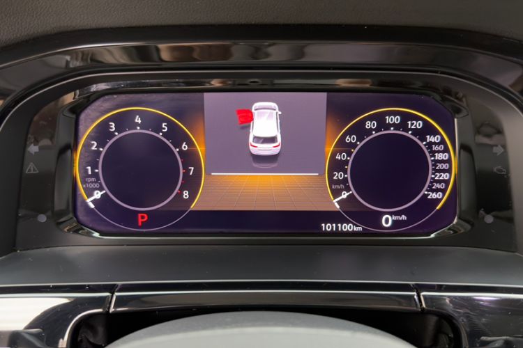 Used Volkswagen Teramont X 2021 380TSI Four-Wheel Drive Prestige Luxury Edition Odometer Close Up