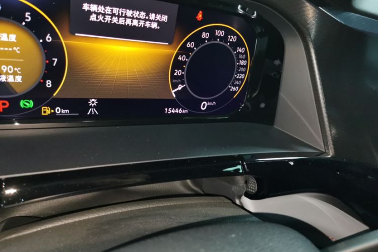 Used Volkswagen Teramont X 2021 380TSI Four-Wheel Drive Luxury Edition Odometer Close Up