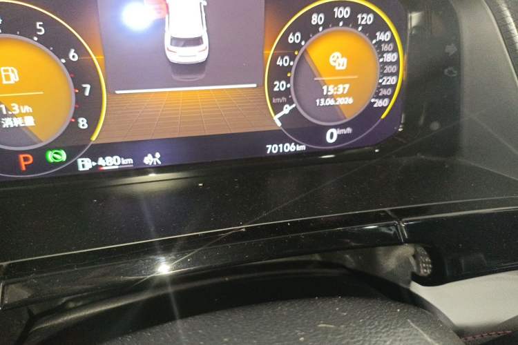 Used Volkswagen Teramont X 2021 380TSI Four-Wheel Drive Luxury Edition Odometer Close Up