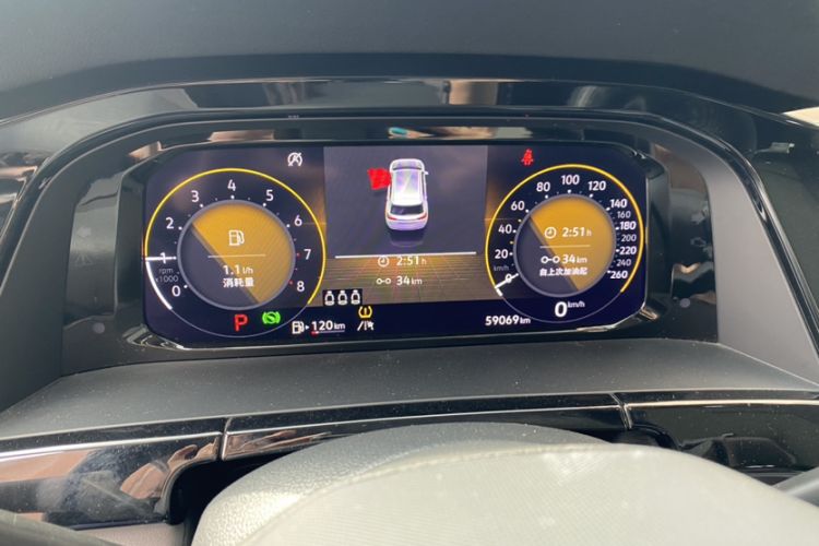 Used Volkswagen Teramont X 2021 380TSI Four-Wheel Drive Prestige Luxury Edition Odometer Close Up