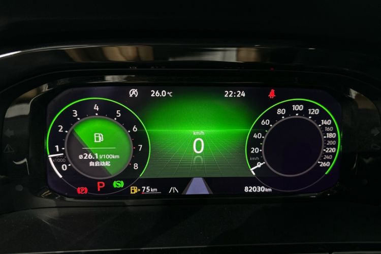 Used Volkswagen Teramont X 2021 380TSI Four-Wheel Drive Prestige Flagship Edition Odometer Close Up