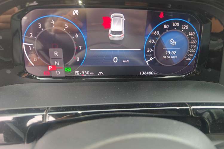 Used Volkswagen Teramont X 2021 380TSI Four-Wheel Drive Prestige Luxury Edition Odometer Close Up