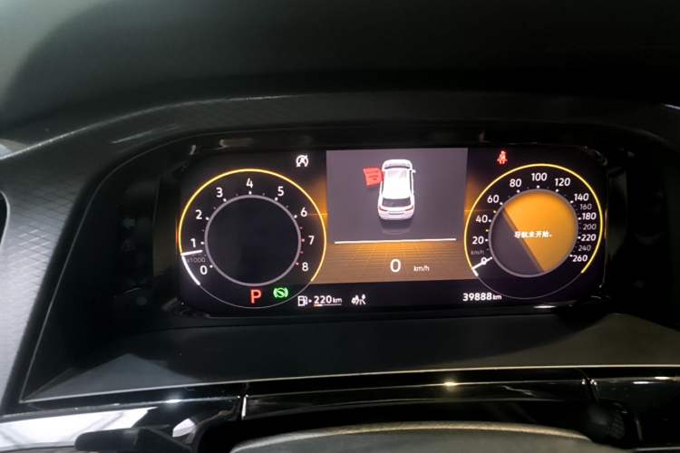 Used Volkswagen Teramont X 2021 380TSI Four-Wheel Drive Luxury Edition Instrument Cluster