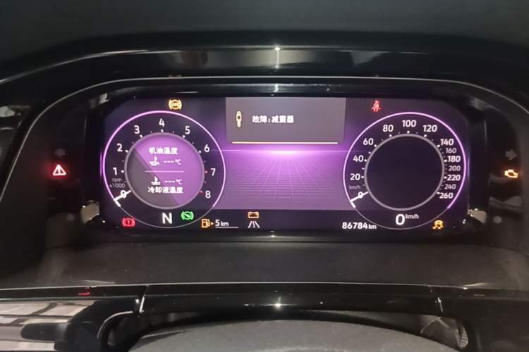 Used Volkswagen Teramont X 2021 530 V6 Four-Wheel Drive Prestige Luxury Edition Instrument Cluster