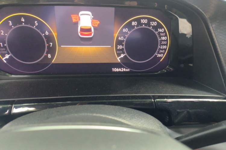 Used Volkswagen Teramont X 2021 380TSI Four-Wheel Drive Luxury Edition Odometer Close Up