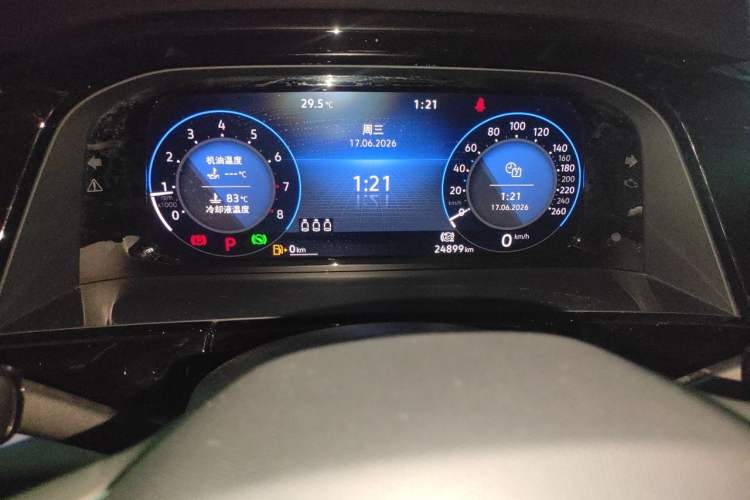 Used Volkswagen Teramont X 2021 330TSI Two-Wheel-Drive Prestige Luxury Edition Odometer Close Up