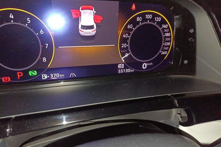 Used Volkswagen Teramont X 2021 380TSI Four-Wheel Drive Prestige Flagship Edition Odometer Close Up