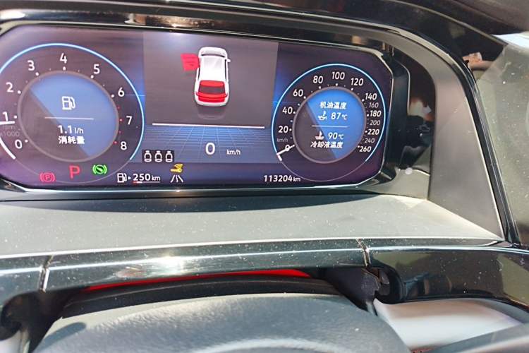 Used Volkswagen Teramont X 2021 380TSI Four-Wheel Drive Prestige Luxury Edition Odometer Close Up
