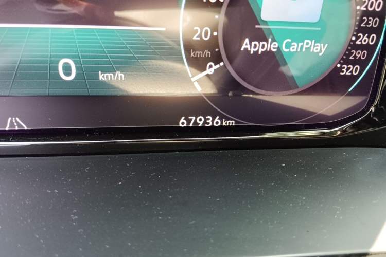 Used Volkswagen Teramont X 2021 380TSI Four-Wheel Drive Luxury Edition Odometer Close Up