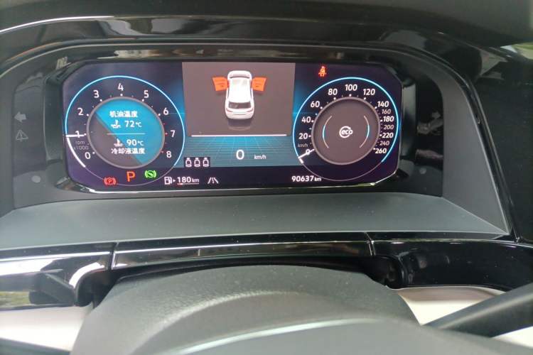 Used Volkswagen Teramont X 2021 380TSI Four-Wheel Drive Prestige Luxury Edition Odometer Close Up