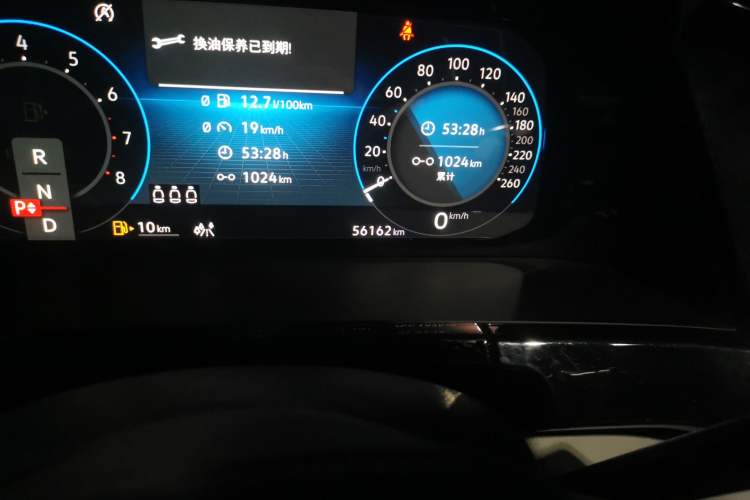 Used Volkswagen Teramont X 2021 380TSI Four-Wheel Drive Prestige Luxury Edition Odometer Close Up