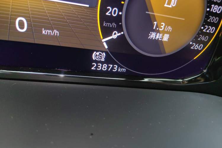 Used Volkswagen Teramont X 2021 380TSI Four-Wheel Drive Prestige Flagship Edition Odometer Close Up