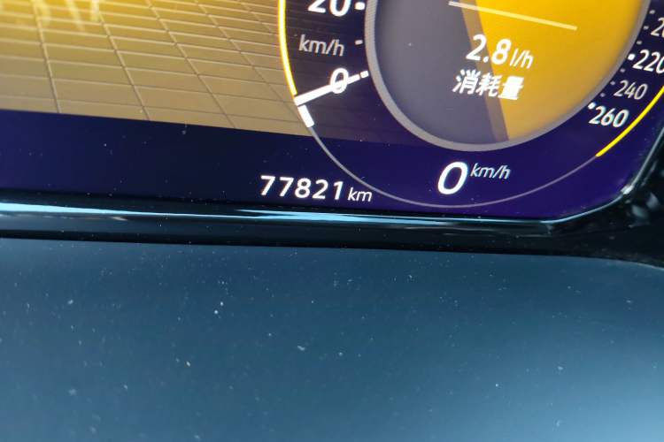 Used Volkswagen Teramont X 2021 380TSI Four-Wheel Drive Luxury Edition Odometer Close Up