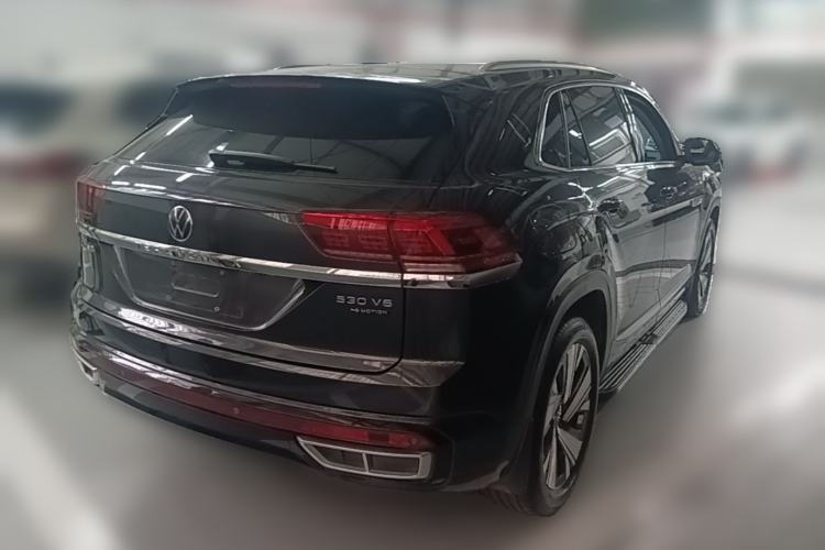 Used Volkswagen Teramont X 2021 530 V6 Four-Wheel Drive Prestige Luxury Edition Rear Right 45 Deg