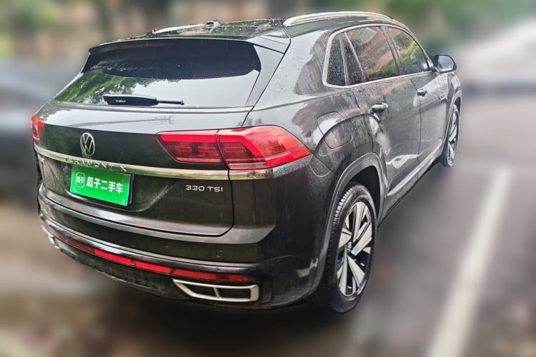 Used Volkswagen Teramont X 2021 330TSI Two-Wheel-Drive Prestige Luxury Edition Rear Right 45 Deg