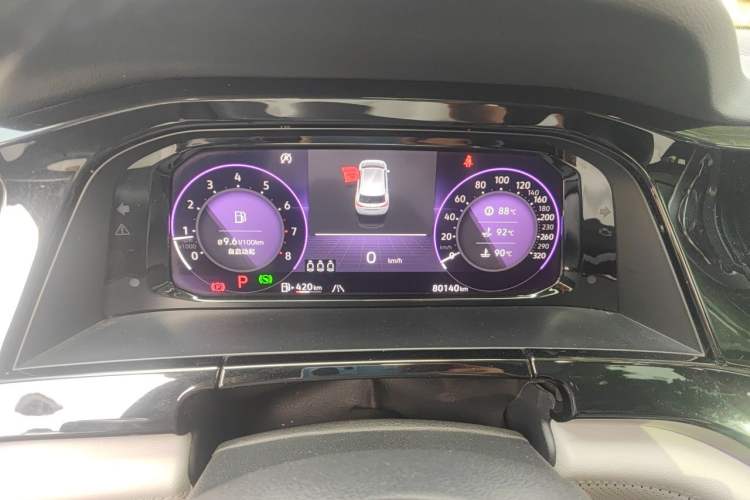 Used Volkswagen Teramont X 2021 380TSI Four-Wheel Drive Prestige Luxury Edition Instrument Cluster