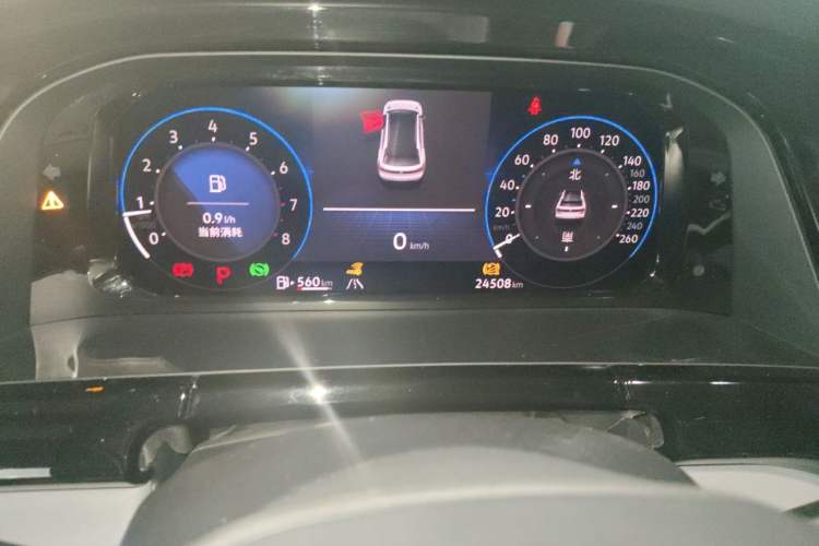 Used Volkswagen Teramont X  Odometer Close Up