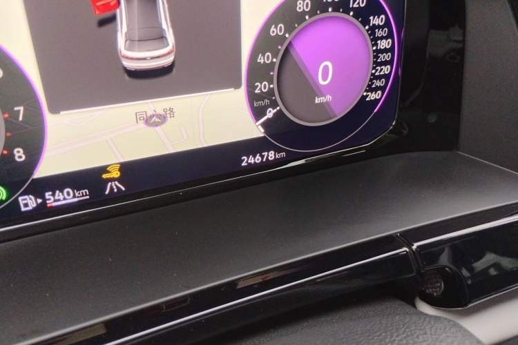 Used Volkswagen Teramont X 2022 380TSI Four-Wheel Drive Prestige Luxury Edition Odometer Close Up